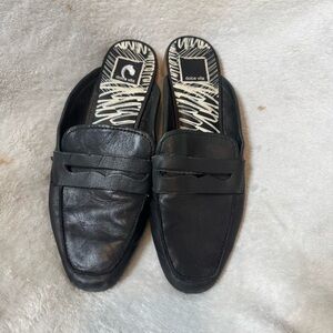 Dolce Vita cybil square moc toe loafer mule slide shoes size 8